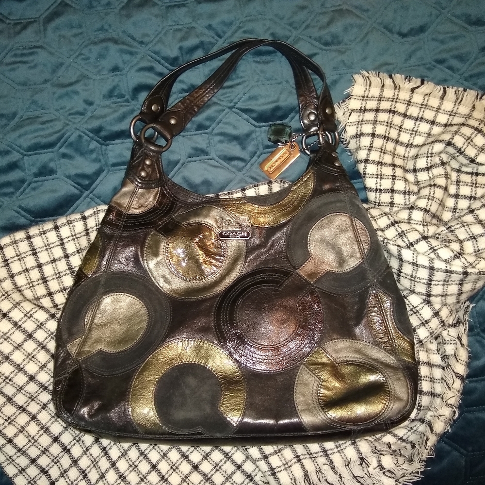 Coach Leather Maggie Hobo